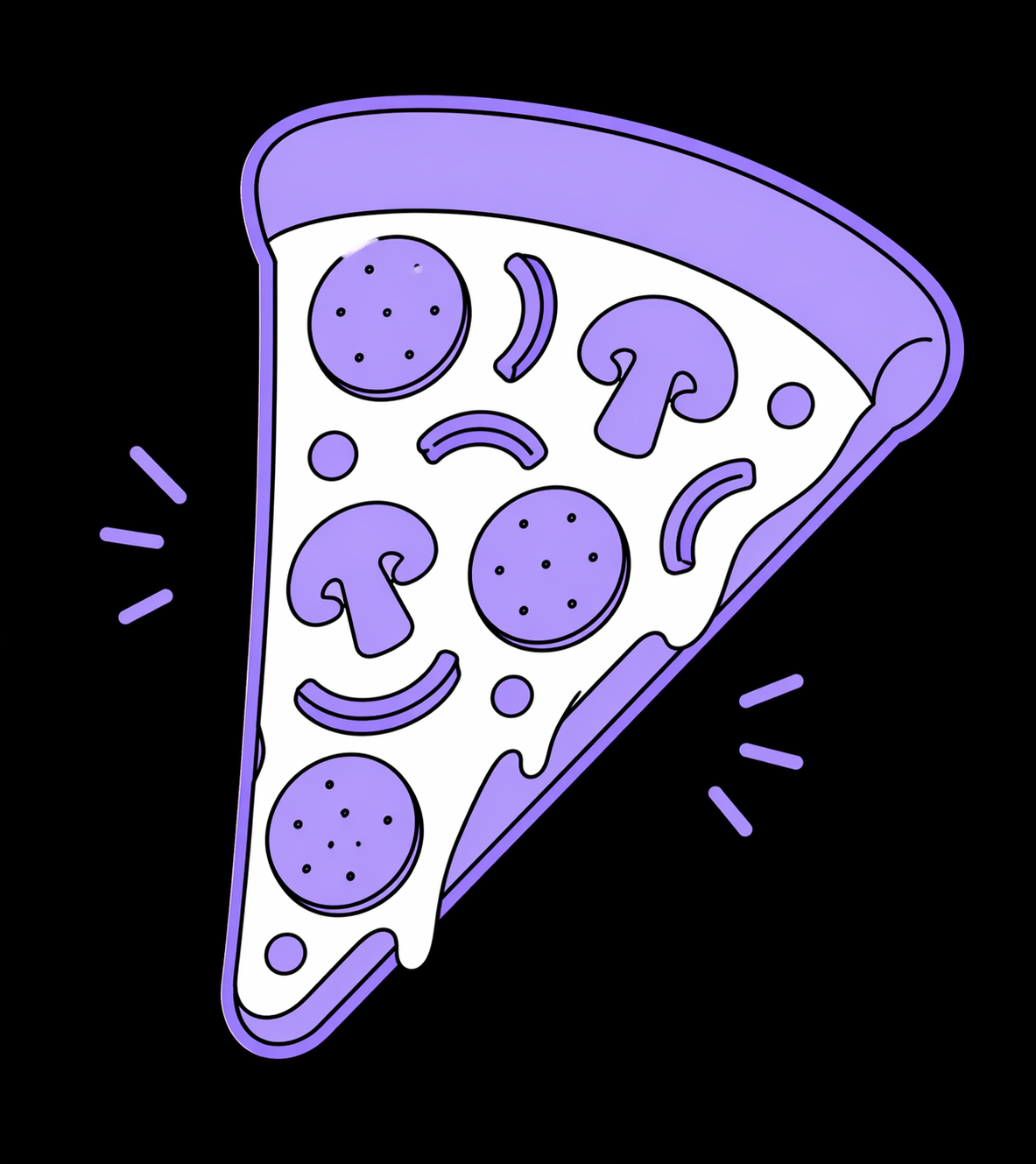 Pizza illustration for program setup