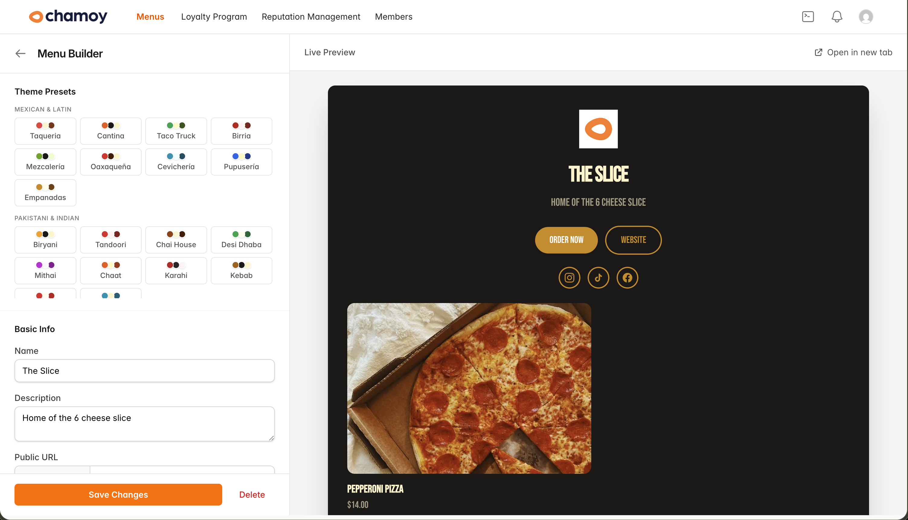 Build a video menu in minutes feature showcase